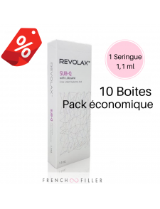 Pack of 10 REVOLAX  SUB-Q LIDOCAINE