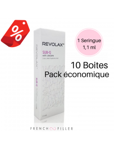 Pack 10 REVOLAX  SUB-Q LIDOCAINA