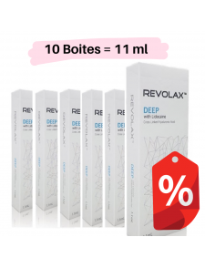 Pack 10 REVOLAX DEEP LIDOCAINE INJECTIONS