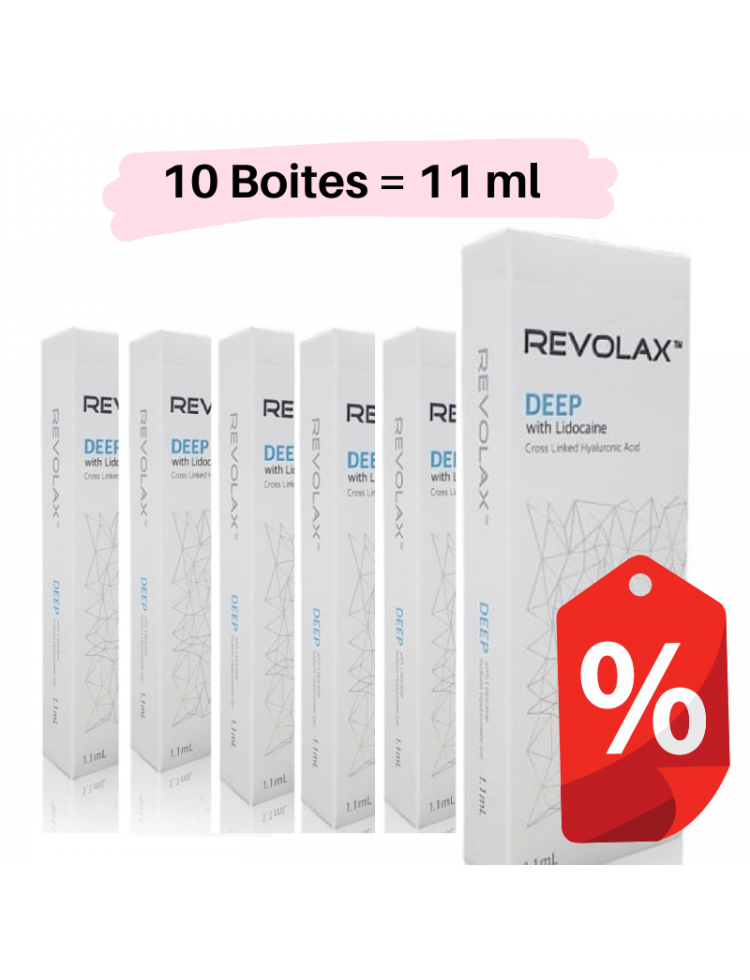 Pack of 10 REVOLAX DEEP LIDOCAINE