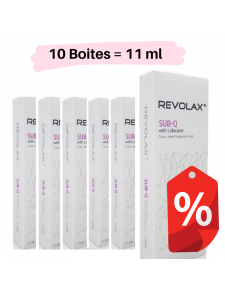 Pack of 10 REVOLAX  SUB-Q LIDOCAINE