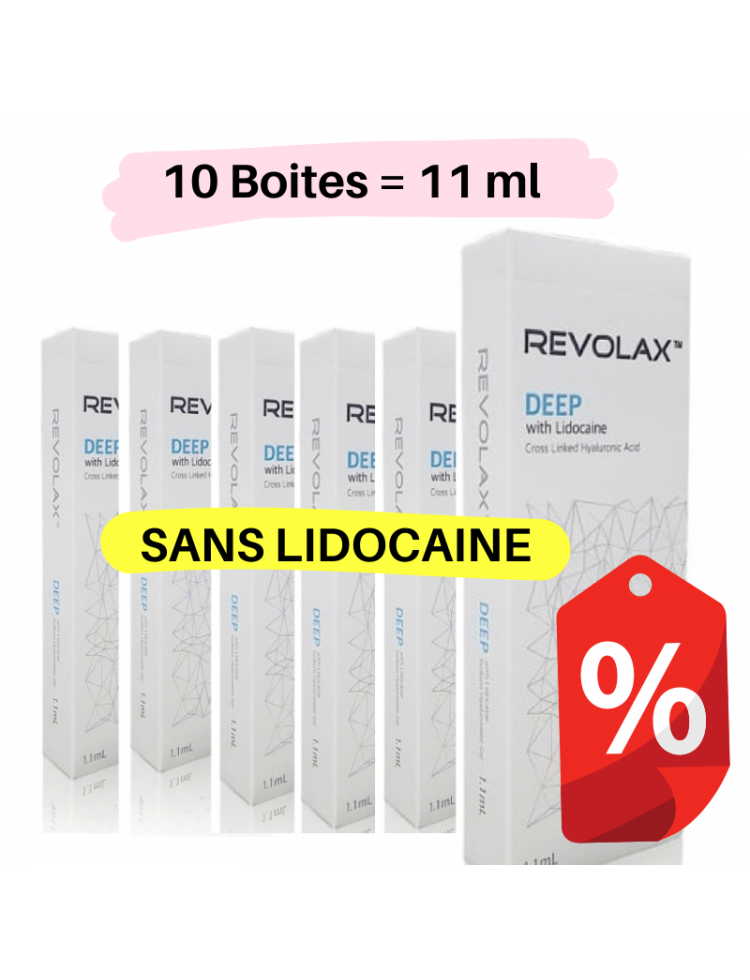 Pack 10 REVOLAX DEEP SIN LIDOCAINA