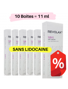 Pack 10 REVOLAX SUB-Q SANS LIDOCAINE injections