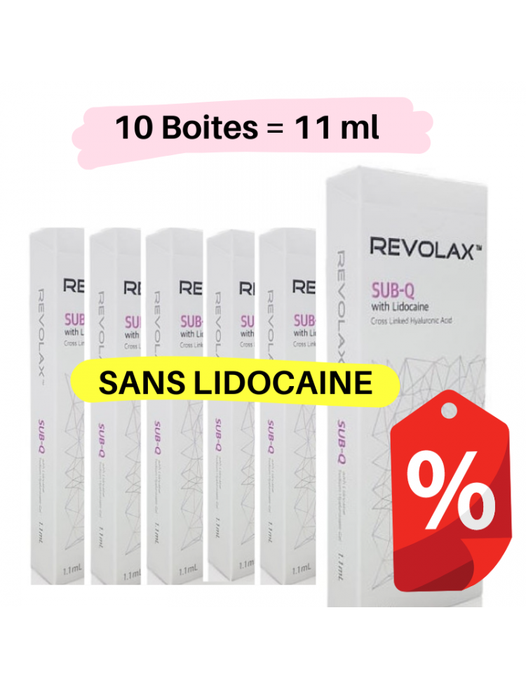 Pack 10 REVOLAX SUB-Q SANS LIDOCAINE Pack 10 REVOLAX SUB-Q SANS LIDOCAINE