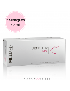 FILLMED ART FILLER LIPS INJECTIONS acide hyaluronique lèvres volume ourlement contour lidocaine