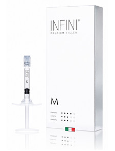 INFINI M PREMIUM FILLER injections acide hyaluronique volume injectable rides lèvres plis visage