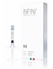 INFINI M PREMIUM FILLER injections acide hyaluronique volume injectable rides lèvres plis visage