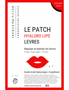 patch lèvres hydratation acide hyaluronique hydrate repulpe
