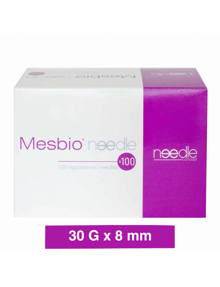 Aiguilles de mésothérapie 30G x 8 mm MESBIO Aiguilles de mésothérapie 30G x 8 mm MESBIO