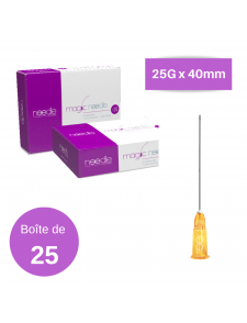 magic needle canules injection acide hyaluronique botox 25G 40mm