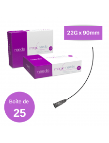 Canules 22G x 90mm Magic Needle (boite de 25)