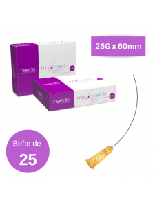 Canules 25G x 60mm Magic Needle