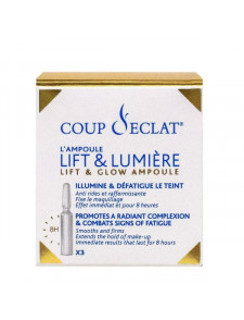 ampoules lifting coup d'éclat lumière lift glow