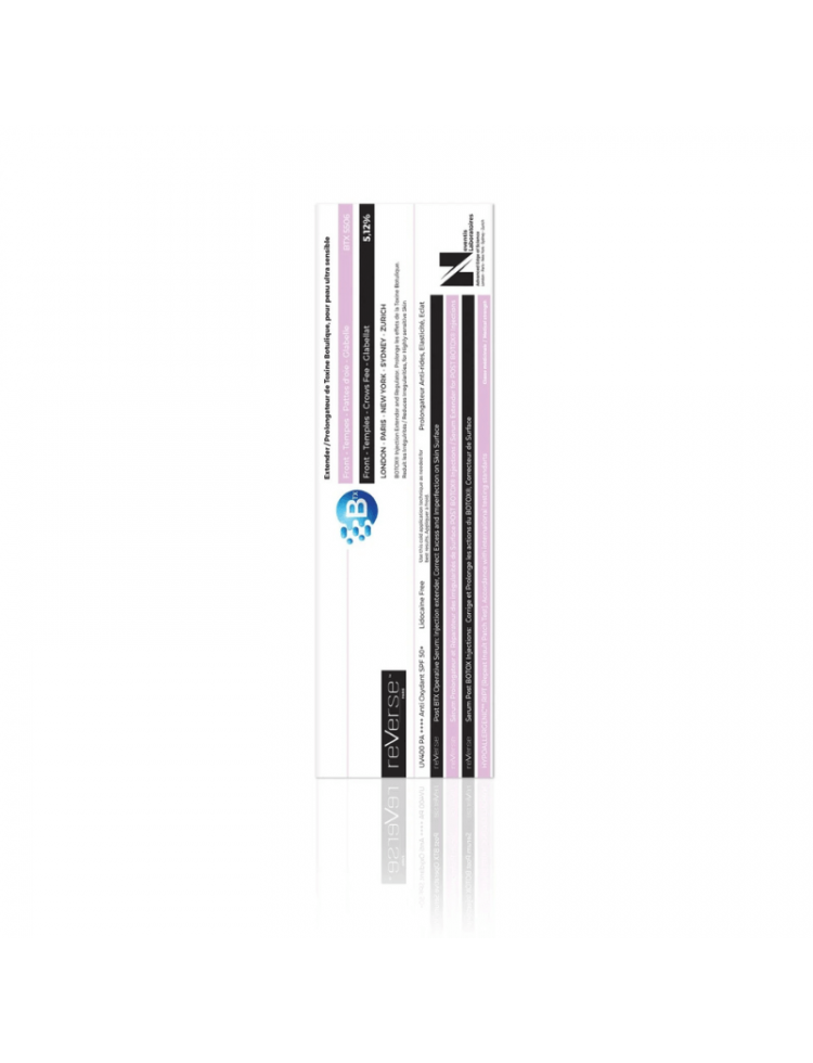 BTX Extender prolongateur de Botox (front) ǀ Reverse BTX Extender prolongateur de Botox (front) ǀ Reverse