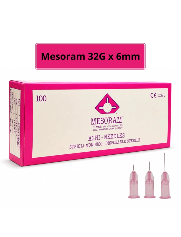 Aiguilles Mesoram 32G x 6mm