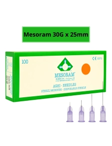 aiguilles mesoram injections acide hyaluronique 30g gauge 25 mm botox