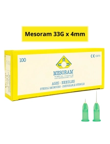 mesoram 33 gauge g 4 mm injection acide hyaluronique