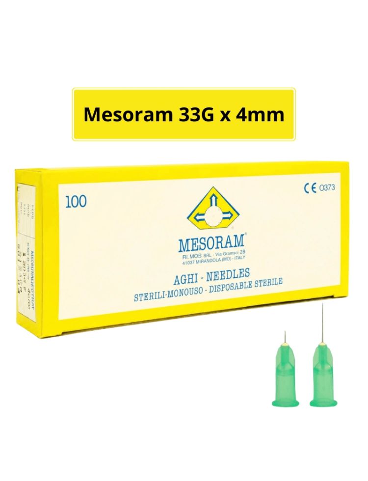 Aiguilles Mesoram 33G x 4mm