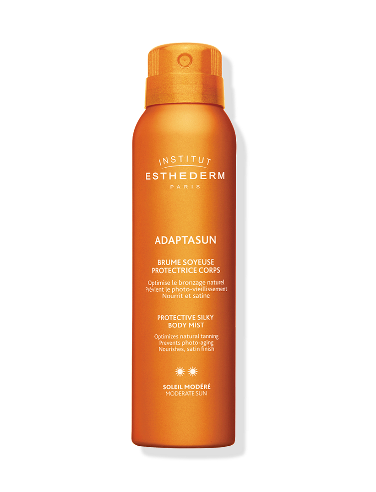 Adptasun Brume soyeuse corps soleil modere Esthederm Adptasun Brume soyeuse corps soleil modere Esthederm