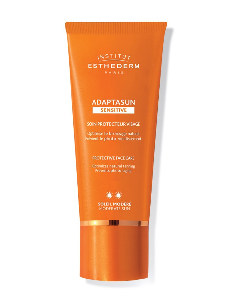 Adptasun creme visage soleil modere PEAU SENSIBLE Esthederm Adptasun creme visage soleil modere PEAU SENSIBLE Esthederm