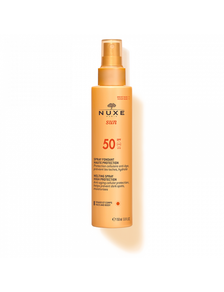 Spray Fondant solaire visage et corps SPF 50 Nuxe Spray Fondant solaire visage et corps SPF 50 Nuxe