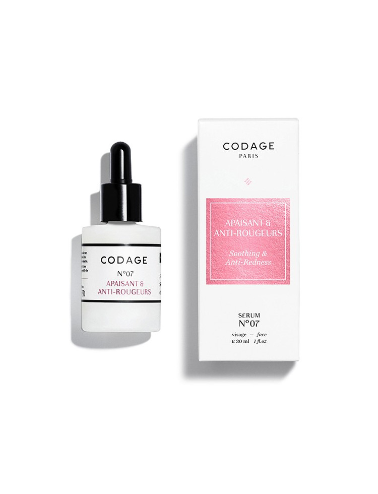 Serum n°7  SOOTHING & ANTI-REDNESS Codage