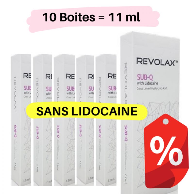 Pack 10 Revolax Sub-Q Lidocaine 